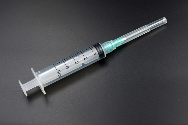 3-part syringe, luer lock, 5ml, with needle