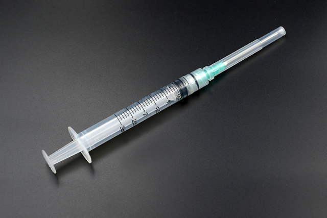 3-part syringe, luer lock, 3ml, with needle